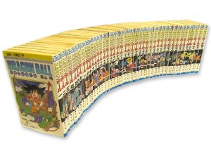 The entire Dragon Ball series with the original panoramic spine art.
